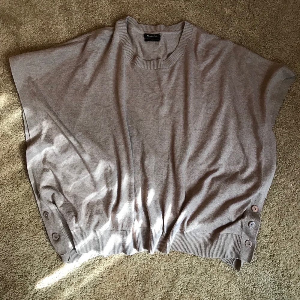 Massimo Dutti Poncho Top Sweater